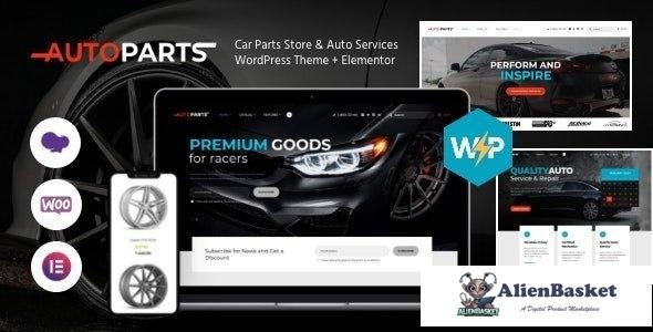 37958 Autoparts v1.5.8 - Car Parts Store & Auto Services WordPress Theme + Elementor 