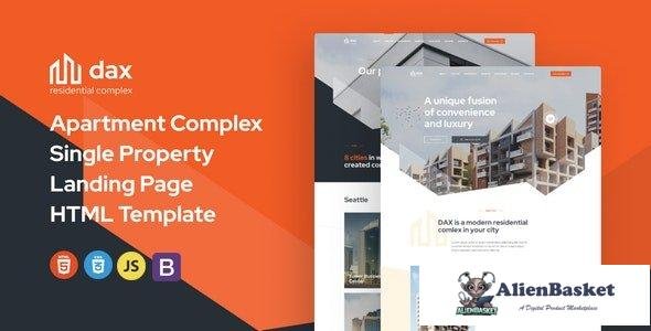 37984 DAX - Apartment Complex Landing Page HTML Template 