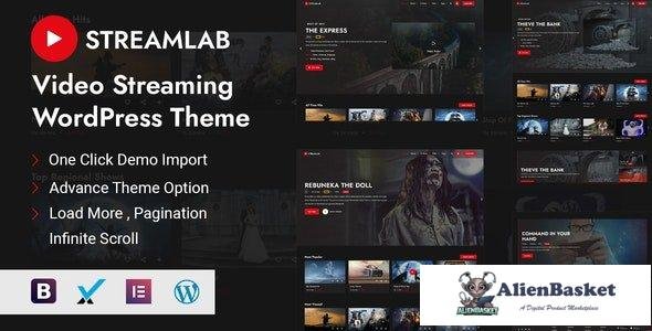 38026 Streamlab v2.0.9 - Video Streaming WordPress Theme 