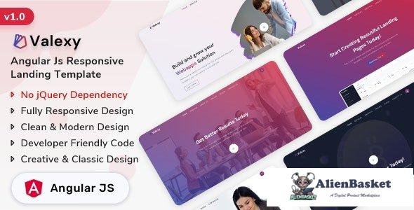 38051 Valexy - Angular 14 Landing Template 