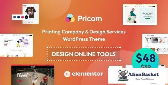 40134 Pricom v1.4.6 - Printing Company & Design Services WordPress theme 