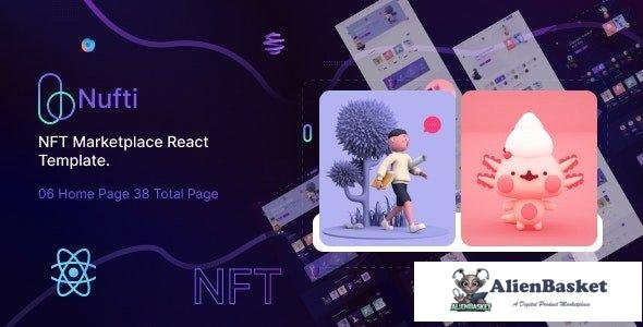 38098 Nufti - NFT Marketplace React Template 