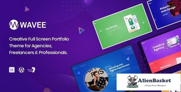 38304 Wavee v1.3.3 - Creative Portfolio WordPress Theme 