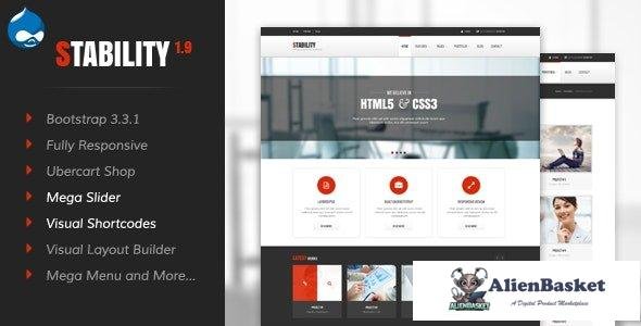 38305 Stability v2.2 - Responsive Drupal 7 Ubercart Theme 