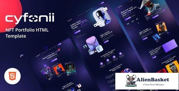 38308 Cyfonii - NFT Portfolio HTML Template 