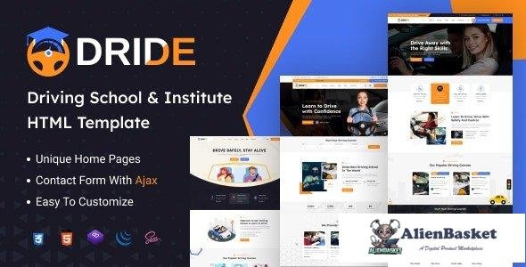 38331 Dride - Driving School & Courses HTML Template 