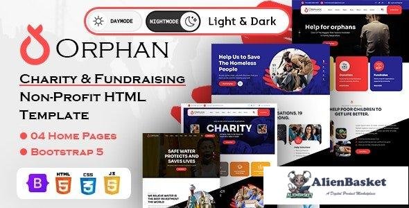 38405 Orphan - Charity and Fundraising Non-Profit HTML Template 