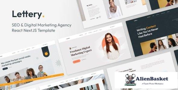 38408 Lettery - Digital Marketing Agency React NextJS Template 