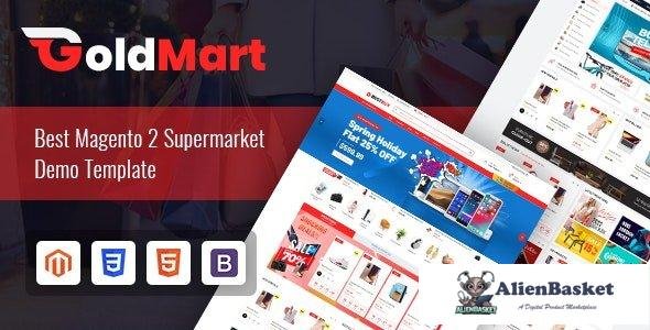 38427 GoldMart v1.3.0 - Modern Marketplace Magento 2 Theme 