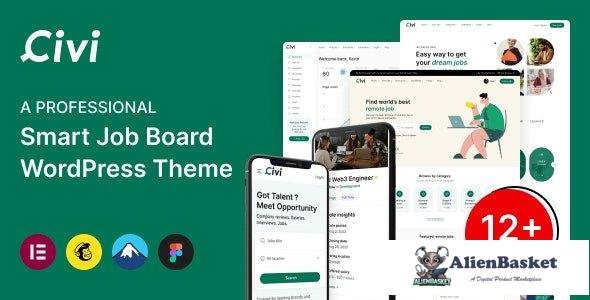 42883 Civi v2.0.8 - Job Board WordPress Theme 