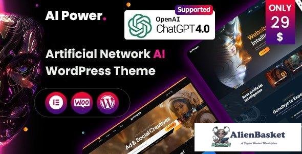 38555 AI Power v1.0 - AI WordPress Theme 