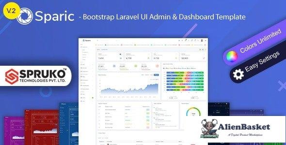 38613 Sparic v2.0 - Laravel Admin dashboard Template 