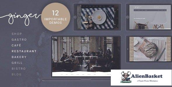 42767 Ginger v1.3.9 - Restaurant WordPress Theme 