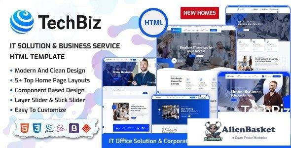 39689 Techbiz v2.6.4 - Multipurpose IT Solution & Business Consulting WordPress Theme 