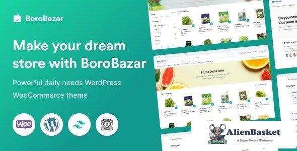 40302 BoroBazar v1.3.9 - Grocery Store WooCommerce WordPress theme 