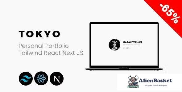 38712 Tokyo - Tailwind CSS Personal Portfolio React Next JS Template 