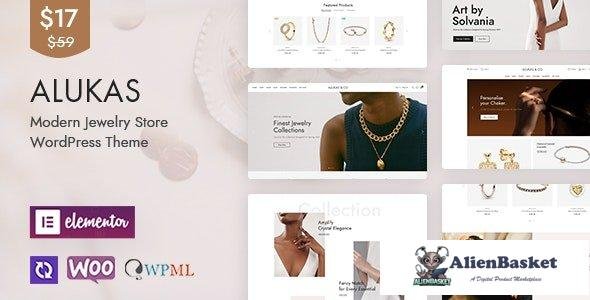 43789 Alukas v2.0.1 - Modern Jewelry Store WordPress Theme 