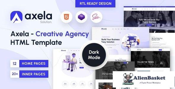 38850 Axela - Creative Agency & Portfolio HTML Template 