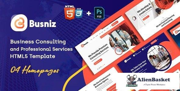 38940 Busniz - Business Consulting Multi-Purpose HTML5 Template 