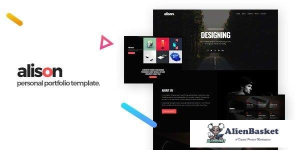 38948 Alison - Portfolio HTML Template 