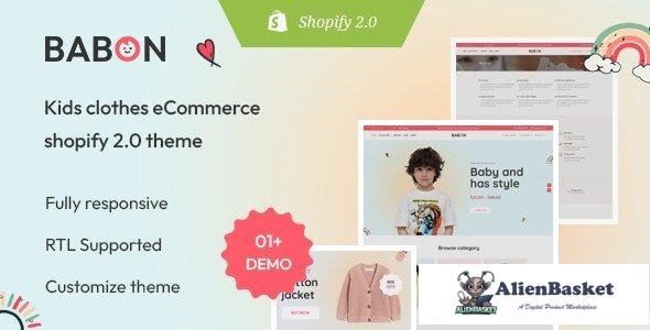 38959 Babon - The Kids Fashion Responsive Shopify Theme 