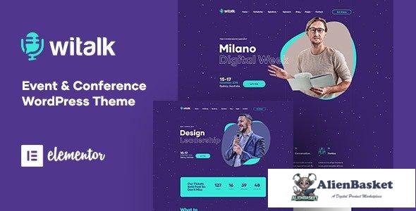 38961 WiTalk v1.0.5 - Event & Conference WordPress Theme 