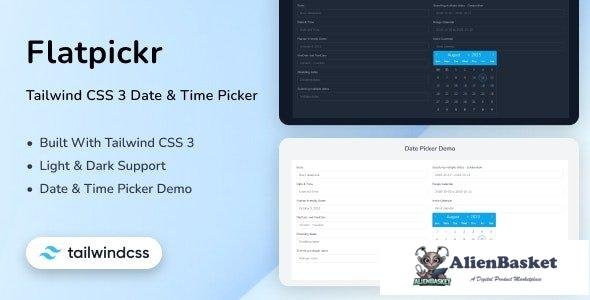 38998 Flatpickr - Tailwind CSS 3 Date Picker 