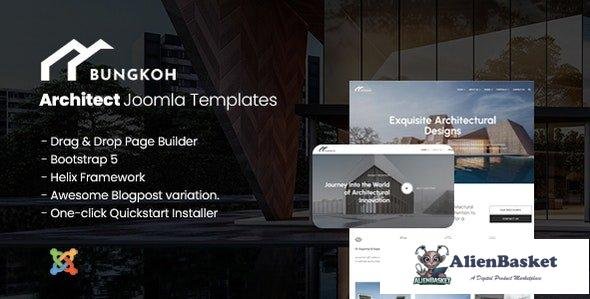 39020 Bungkoh v1.0 - Modern Joomla Template for Architects and Interior Designers 