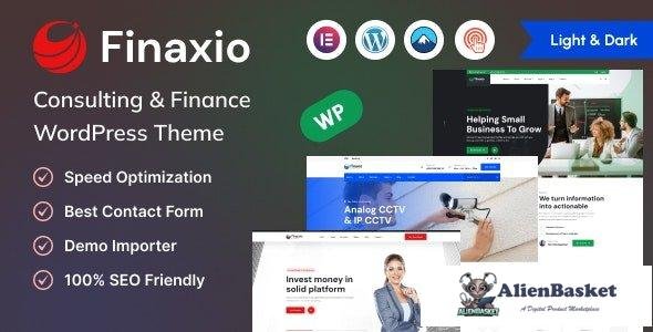 39070 Finaxio v1.0.1 - Consulting & Finance WordPress Theme 