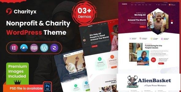 39072 Charityx v1.0.1 - Charity & Nonprofit WordPress Theme 