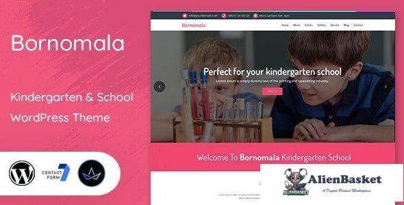 39066 Bornomala v1.7 - Kindergarten & School WordPress Theme 