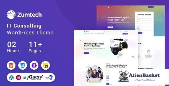 39084 Zumtech v1.0.2 - IT Solutions & Technology WordPress Theme 