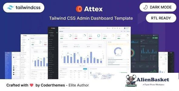 39147 Attex v1.0 - Tailwind CSS Admin & Dashboard Template 