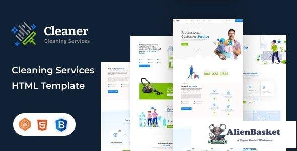 39225 Cleaner - Cleaning Services HTML Template 