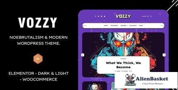 39236 Vozzy v1.02 - Modern & Neobrutalism WordPress Theme 