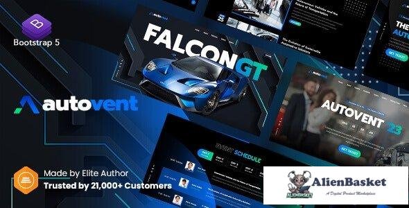 39332 Autovent - Auto & Automotive Event, Car Expo, Exhibition Website Template 