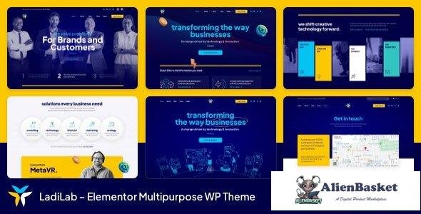 39433 LadiLab v1.0.2 - Elementor Multipurpose WordPress Theme 