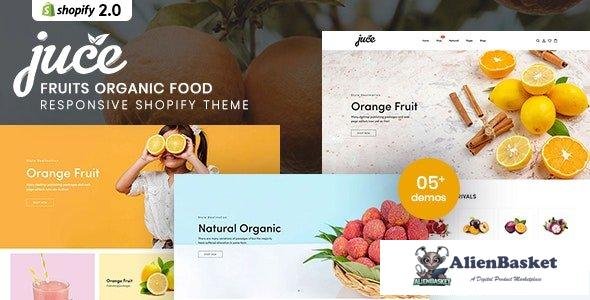 39460 Juce - Fruits Organic Food Responsive Shopify Theme 