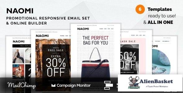 39509 Naomi - Promotional Email Templates Set 