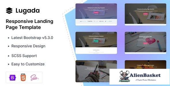 39512 Lugada v2.0.0 - Responsive Landing Page Template 