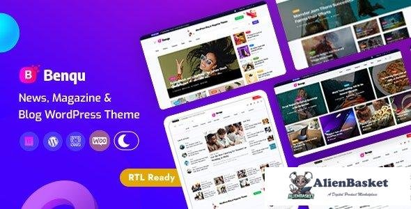 42656 Benqu v1.1.2 - News Magazine WordPress Theme 