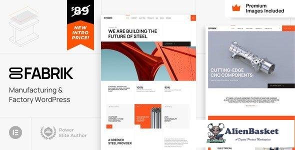 42516 Fabrik v2.0 - Manufacturing & Factory WordPress 