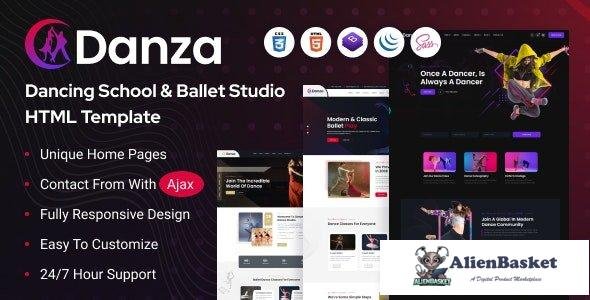 39589 Danza v1.0 - Dancing School and Ballet Studio HTML Template 