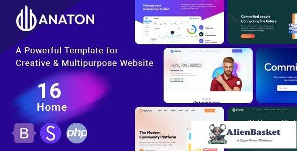 39618 Anaton v1.2 - Software & SaaS Landing Page 