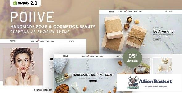 39625 Polive - Handmade Soap & Cosmetics Beauty Shopify Theme 