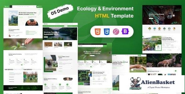 39736 Foresty - Ecology & Environment HTML Template 