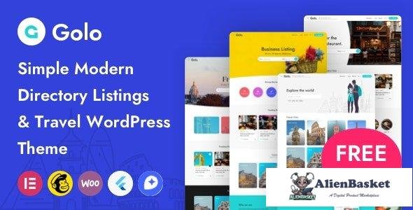 40163 Golo v1.6.1 - Directory & Listing, Travel WordPress Theme 