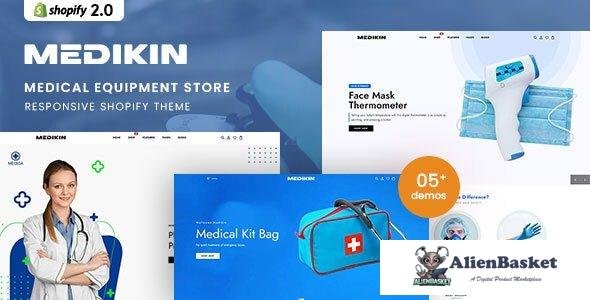 39861 Medikin - Medical Equipment Responsive Shopify 2.0 Theme 