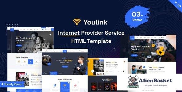 39920 Youlink - Broadband & Internet Services HTML5 Template + RTL 