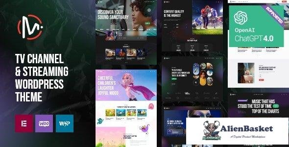 42587 MediaFlex v1.2 - TV Channel & Streaming WordPress Theme 